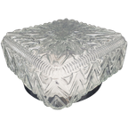 2027 Vintage Glazen Plafonniere Plafondlamp thumbnail 1