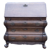 Klassiek Bronskleurig, Bruin Secretaire