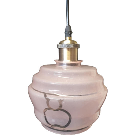 1949 Brocante Vintage Hanglampje Lampje Hanglamp Lamp Kap 1