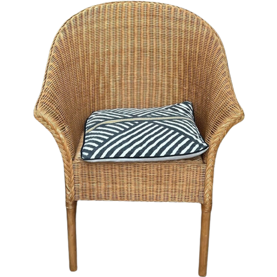 Bohemian Beige Fauteuil Rieten Twee Stoelen 1