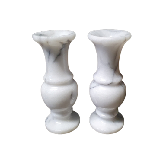 2111 Vintage Marmeren Mini Vaasjes 1