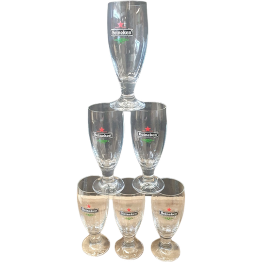 2105 Vintage Heineken Lady Bokalen , Bierglazen 1