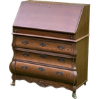 Klassiek Bruin Secretaire thumbnail 1