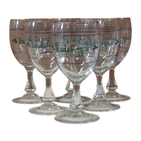 2129 Vintage Irish Cofee Glazen Koffieglazen 6 Stuks