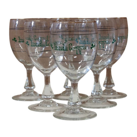 2129 Vintage Irish Cofee Glazen Koffieglazen 6 Stuks 1