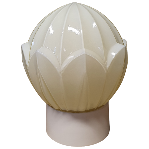 1837 Vintage Art Deco Creme Plafonniere