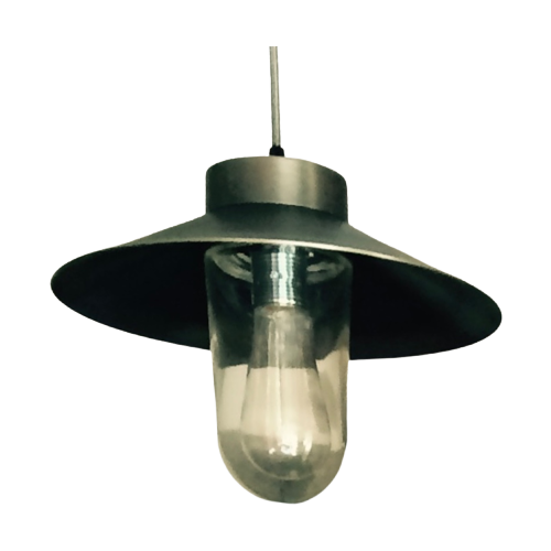 Industrieel Zilverkleurig Hanglamp