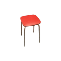 Mid-Century Rood Kruk