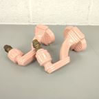 Koppel Franse Porseleinen Wandlampen thumbnail 4