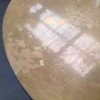 Messing Gepatineerde Tafel Rond Wabi Sabi Gietijzer Voet Pedrali thumbnail 16