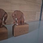 Art Deco Olifant Boekensteunen thumbnail 3