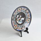 Japans Cloisonne Emaille Bord thumbnail 4