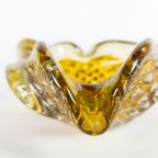 Barovier & Toso - Murano - Asbak - Glas - Amber - Zilverdeeltjes - 1950'S thumbnail 8