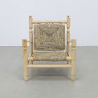 Vintage Fauteuil Low Rope Chair 1970 thumbnail 3