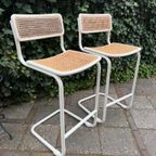 Vintage Cesca Barstoelen - Marcel Breuer Stijl thumbnail 5