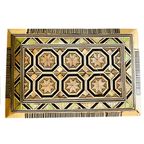 Vintage Sieradendoos Parelmoer Inlegwerk Geometrisch Khatam 1970’s thumbnail 6