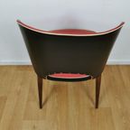 Vintage, Mid Century Cocktail Stoeltje, Rockabilly Fauteuil, thumbnail 9