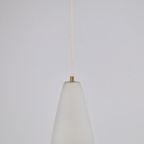 Vintage Philips Glazen Hanglamp Frosted Glas Mid Century ‘60 thumbnail 7