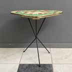 Glass Flower Table For Erdal 1950S Tripod Base thumbnail 4