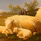 Schilderij "Schapen" thumbnail 2