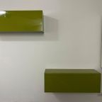 2x Hulsta Lilac - Wandmeubel - Groen - Hoogglans - Design thumbnail 7