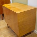 Vintage Kastje Kast Dressoir Tv Meubel Badkamer thumbnail 4