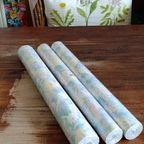 3 Rollen Vintage Behang Met Bloemen, Jaren '80, Made In Belgium thumbnail 13