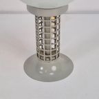 Vintage Tafellamp Herda '70 Melk Glas Metaal Mid Century thumbnail 4
