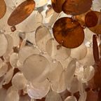 Capiz Hanglamp Vintage Schelpen Schelp Lamp thumbnail 11