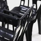 Set Of 4 Boston Chairs By Pierre Paulin For Henry Massonnet France 1980S thumbnail 12