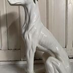 Italiaans Design Object: Greyhound, Keramiek, 74cm Hoog! thumbnail 3