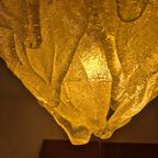 Novaresi Milaan "Frozen Leaves" Murano Glas Vintage Hanglamp thumbnail 16
