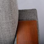 Grijze Geherstoffeerde Deense Design Vintage 3zits Sofa Gemaakt Door Cfc Silkeborg 1960s thumbnail 10
