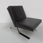 Vintage Lederen Design Fauteuil thumbnail 2