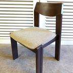 Prachtige Wenge Brutalist Stoel thumbnail 3