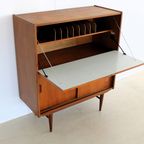 Vintage Secretaire | Bureau | Kast | Jaren 60 | Teak thumbnail 15