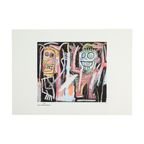 Offset Litho Naar Jean-Michel Basquiat Dustheads 27/100 Abstracte Kunstdruk thumbnail 6