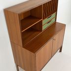 Scandinavisch Vintage Teak Fineren Boekenkast Bergnas thumbnail 15
