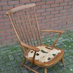 Retro Armfauteuil Met Kussens Opknapper thumbnail 5