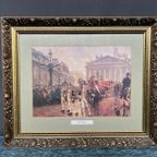 William Logsdale (1859-1944). Lithograph Of "The Procession Of Sir James Whitehead". thumbnail 6