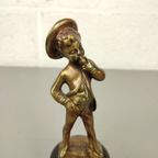 Bronzen Beeldje Van Een Roker thumbnail 5
