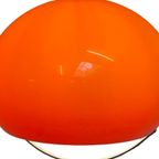 Luigi Massoni For Harvey Guzzini (Marked With Sticker) - Orange Hanging Pendant Lamp (Xl) thumbnail 9