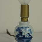 Hartstikke Leuk Delfts Blauw Aardewerken Lampje Met Een Molen thumbnail 9