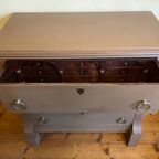 Bureau Schrijfbureau Met Laden Secretaire Hollands Antiek thumbnail 14