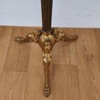 Messing Rococo Staande Kapstok Hollywood Regency Hall Tree 5 thumbnail 13