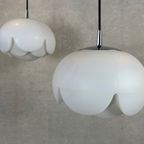 2X Vintage Design Peill & Putzler Opaline Hanglampen thumbnail 3