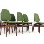 Set 6 Vintage Stoelen Eetkamerstoelen New Upholstery thumbnail 2