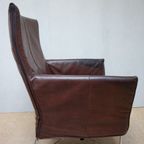 Vintage Montis Charly Flex Fauteuil Bruin Leder, Gerard Van Den Berg Voor Montis thumbnail 7