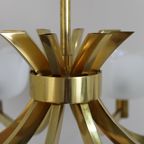 Vintage Hanglamp, Kroonluchter - Messing Jaren '70 thumbnail 7