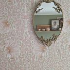 Antieke Messing Kuifspiegel Ovaal thumbnail 12